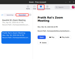 Record Zoom Meetings