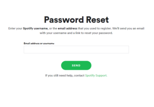 Spotify Password