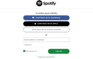 Spotify Password