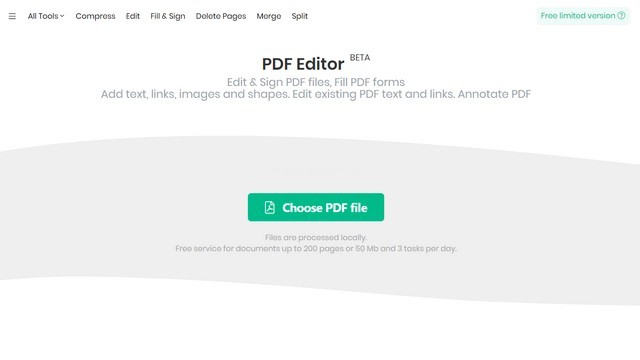 Free PDF Editor