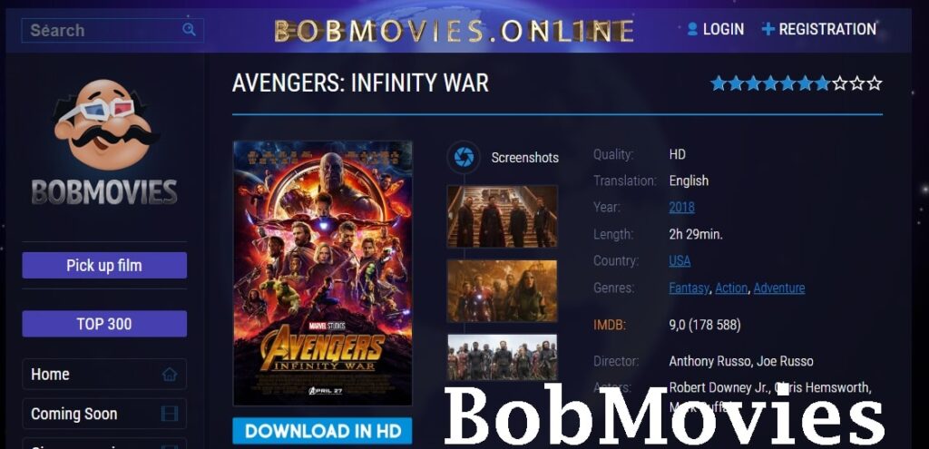 BobMovies alternatives