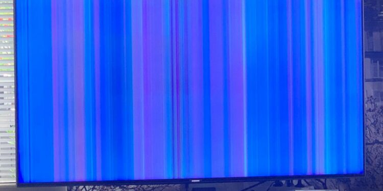 Vertical Lines On TV Screen