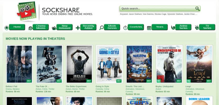 Sockshare Alternatives