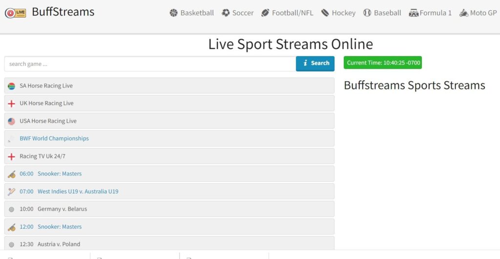 Buffstreams Alternatives