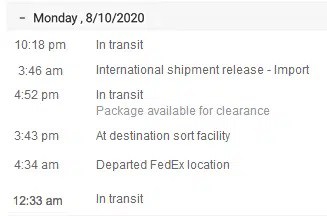 International Shipment Release Import