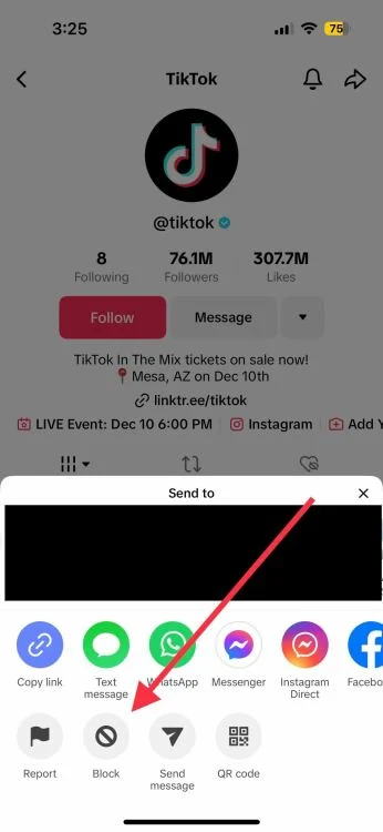 Block Someone on TikTok