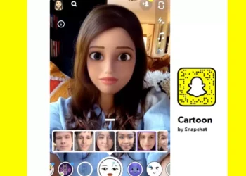 Send a Snap with the Cartoon Face Lens