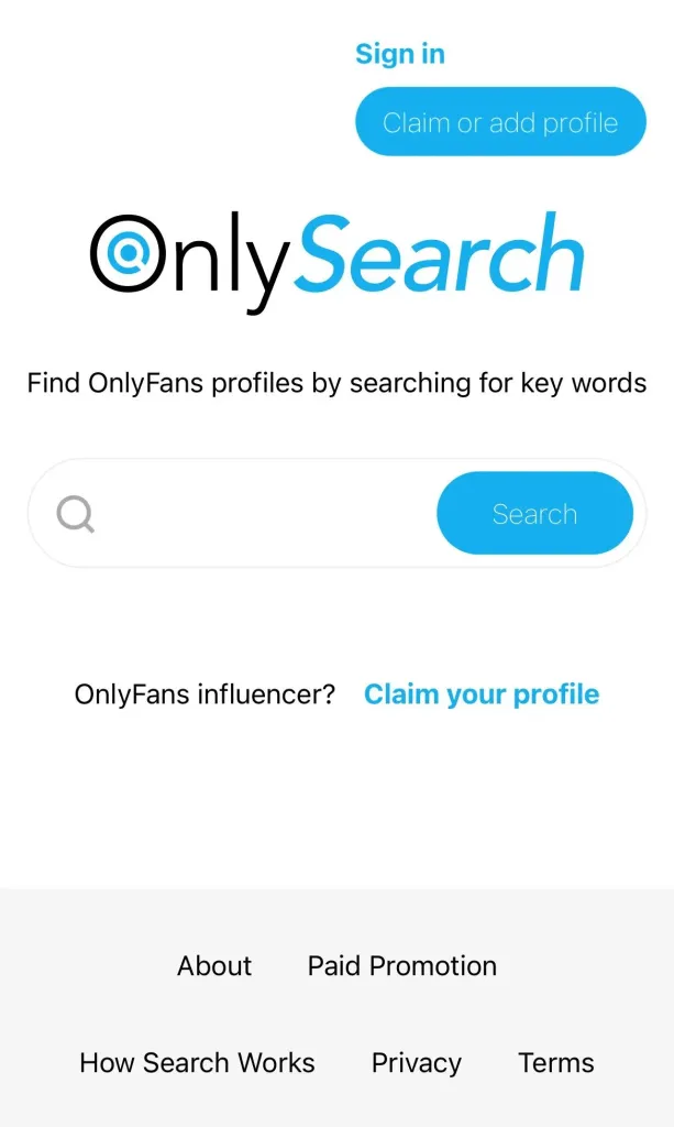 OnlyFans Search Tools